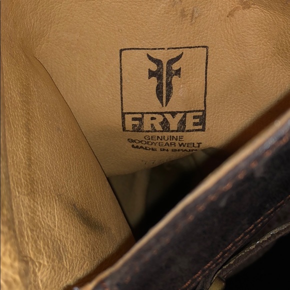 Frye Tall Brown Boots SZ 8 - Picture 7 of 8